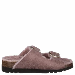 Scholl Ilary Fluffy Pink Röd och Brun Clearance
