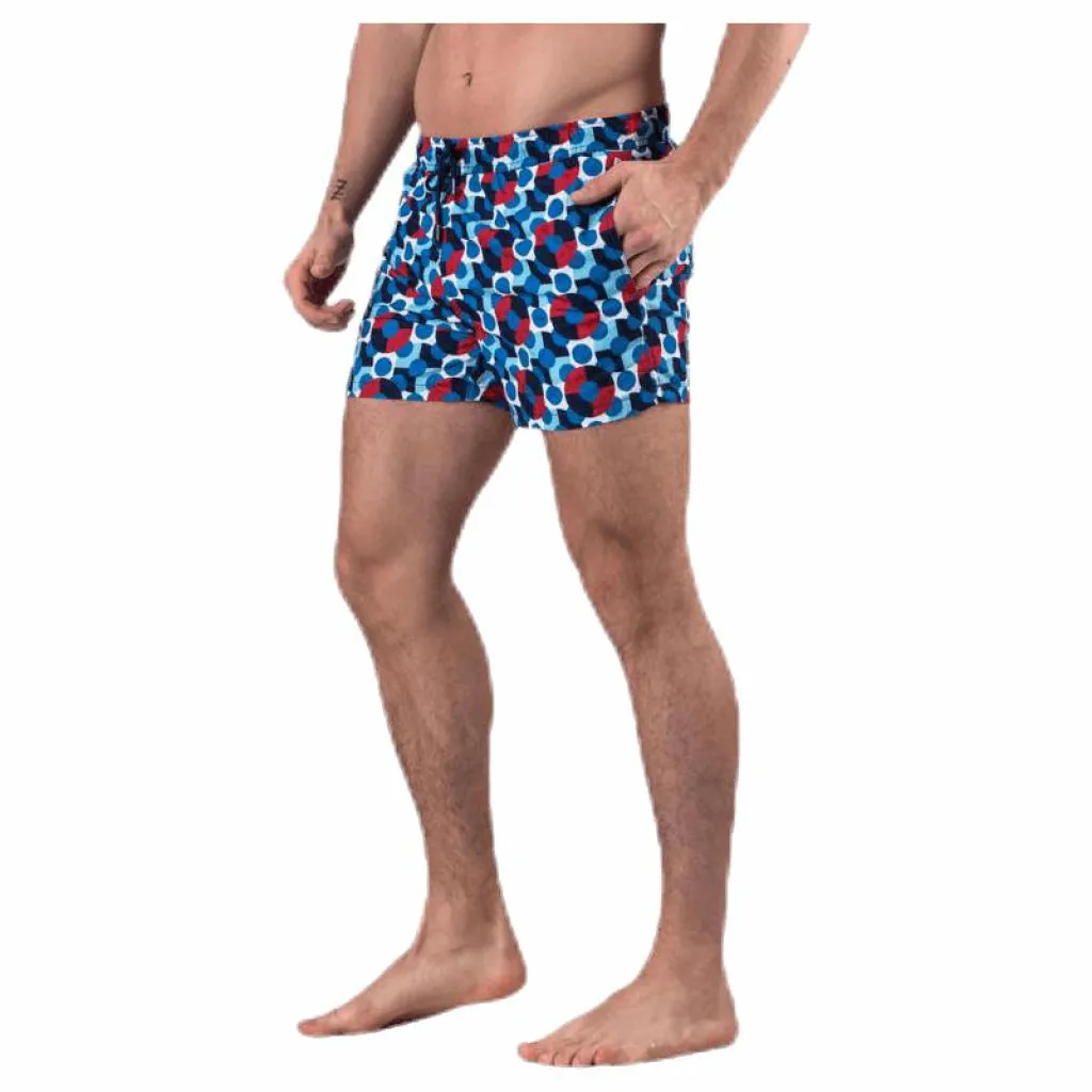 Happy Socks Illusion Dot Swim Shorts Blue Blå