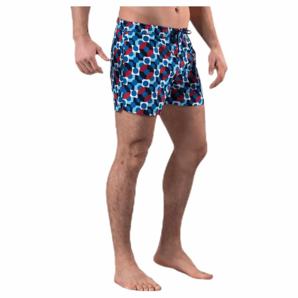 Happy Socks Illusion Dot Swim Shorts Blue Blå