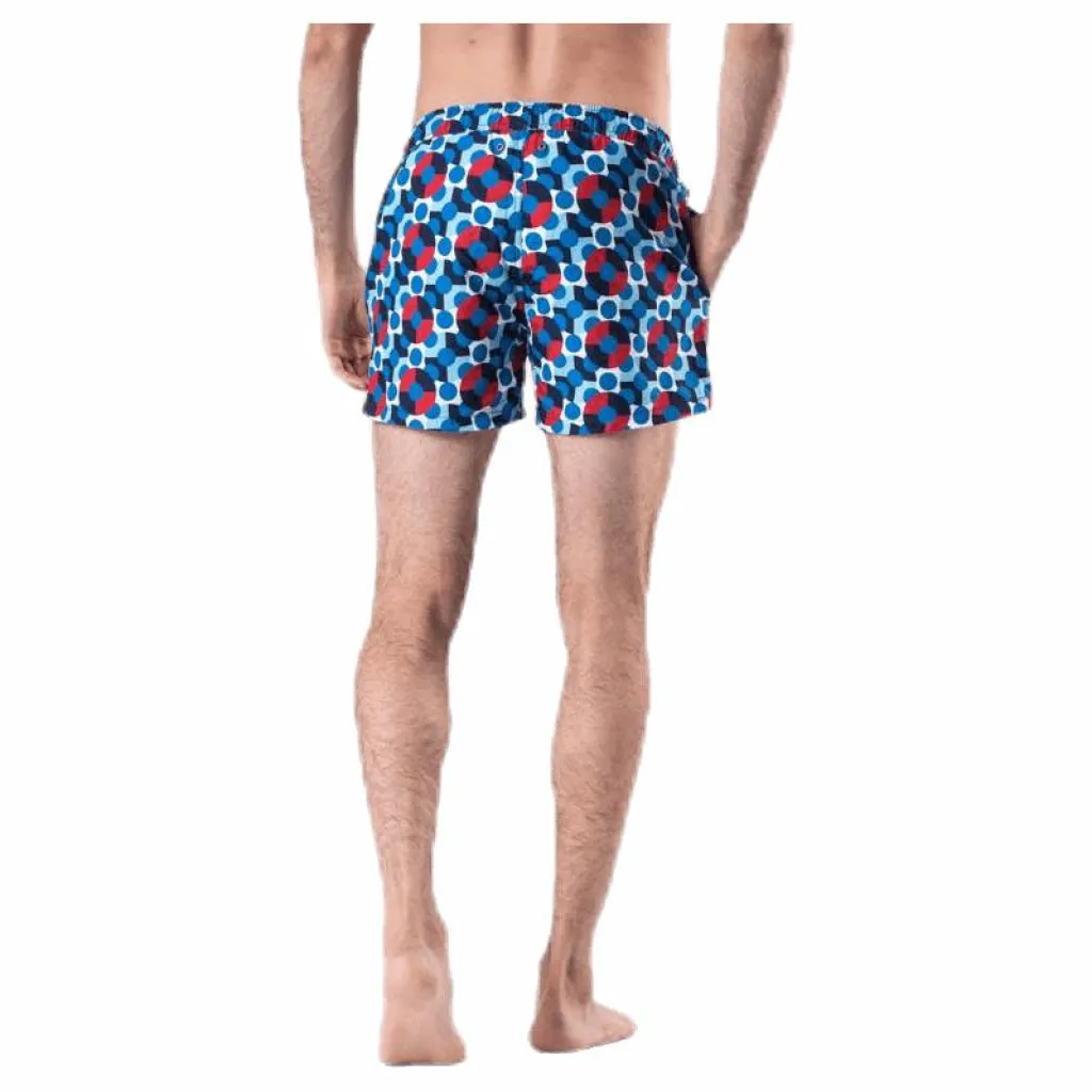Happy Socks Illusion Dot Swim Shorts Blue Blå