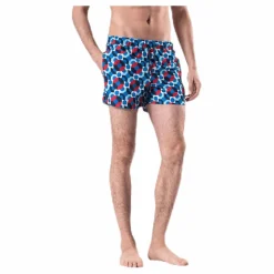 Happy Socks Illusion Dot Swim Shorts Blue Blå