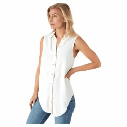 Pieces Iloua Sl Shirt White Vit Sale