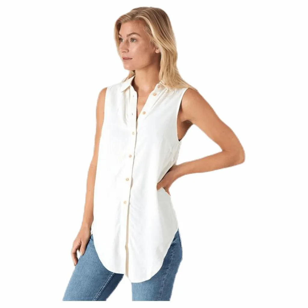 Pieces Iloua Sl Shirt White Vit Sale