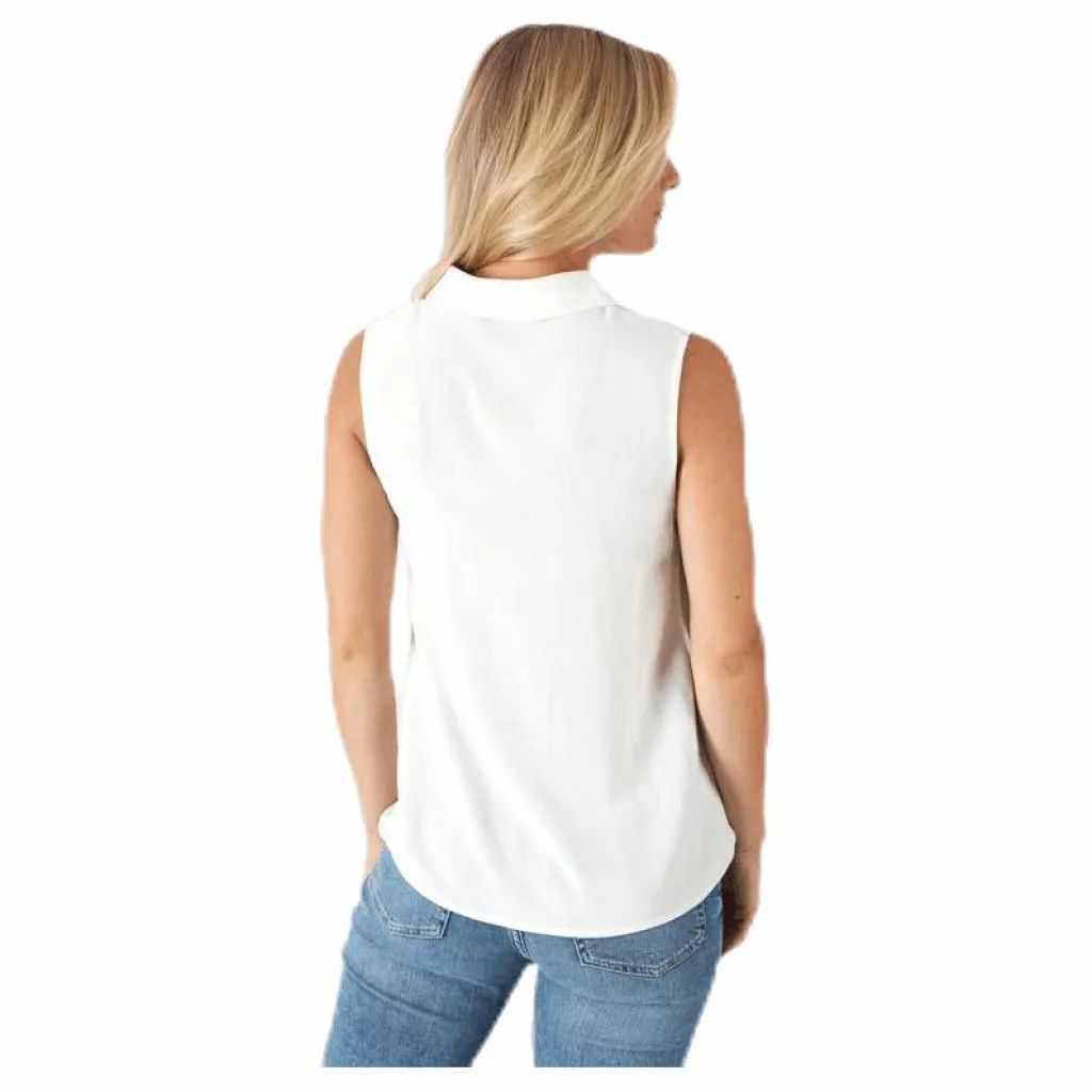 Pieces Iloua Sl Shirt White Vit Sale