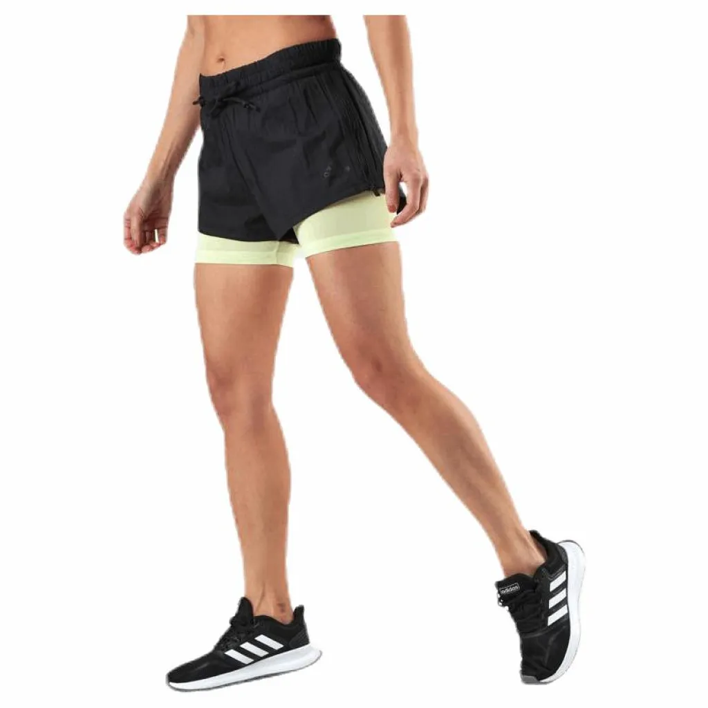 2In1 Short Black/Yellow*adidas