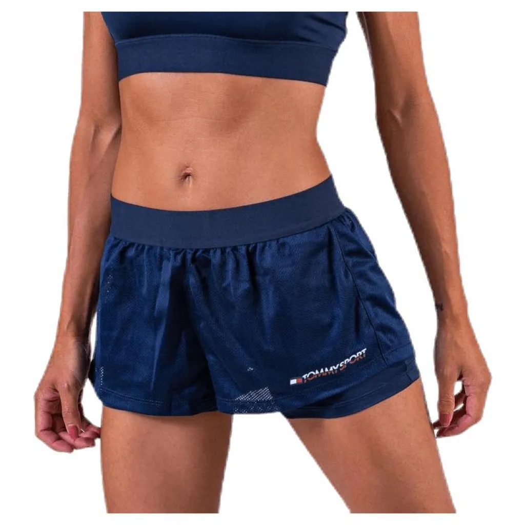 Tommy Hilfiger Sport 2-In-1 Woven Short 3" Blue Blå Best