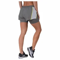 Tommy Hilfiger Sport 2-IN-1 Woven Shorts Grey Grå Clearance