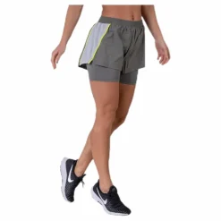 Tommy Hilfiger Sport 2-IN-1 Woven Shorts Grey Grå Clearance