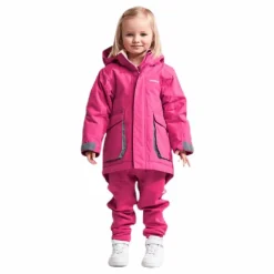 Didriksons Indre Kid's Parka Pink Rosa