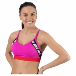 Nike Indy Logo Bra Pink Rosa New