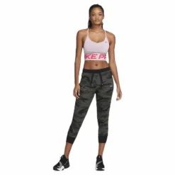 Nike Indy Pro Long Line Bra Silver/Red Vit New