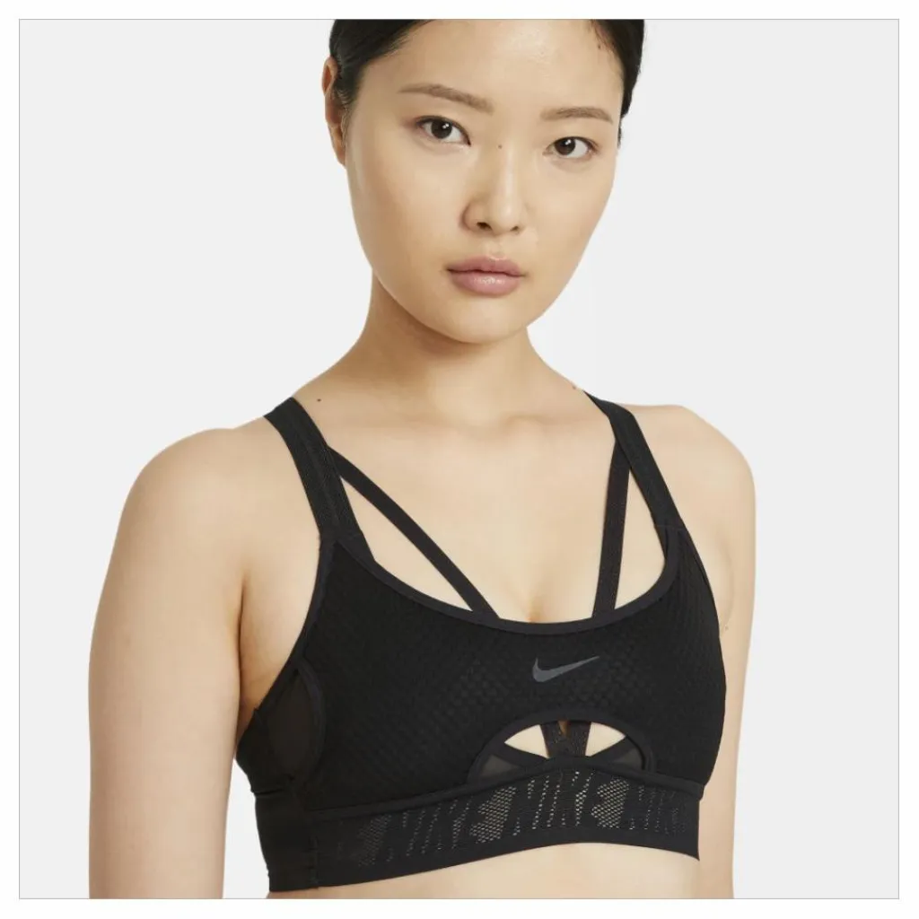 Indy UltraBreathe Bra Black/Grey*Nike New