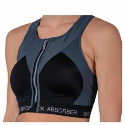 Shock Absorber Infinity Power Bra Black/Grey Svart och Grå New