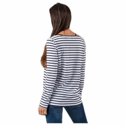 Ingrid Ls Top White/Black*Pieces New