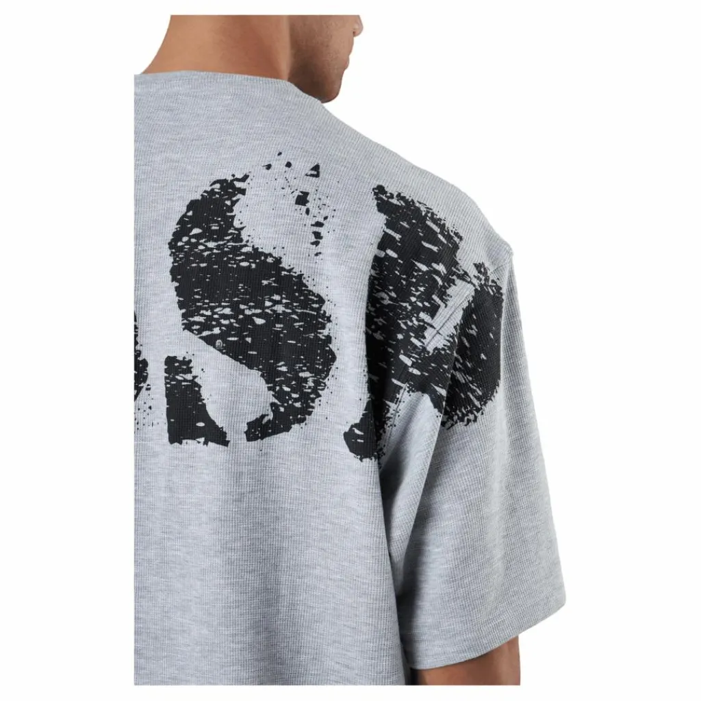 GASP Iron Thermal Tee Grey Melange Grå Clearance