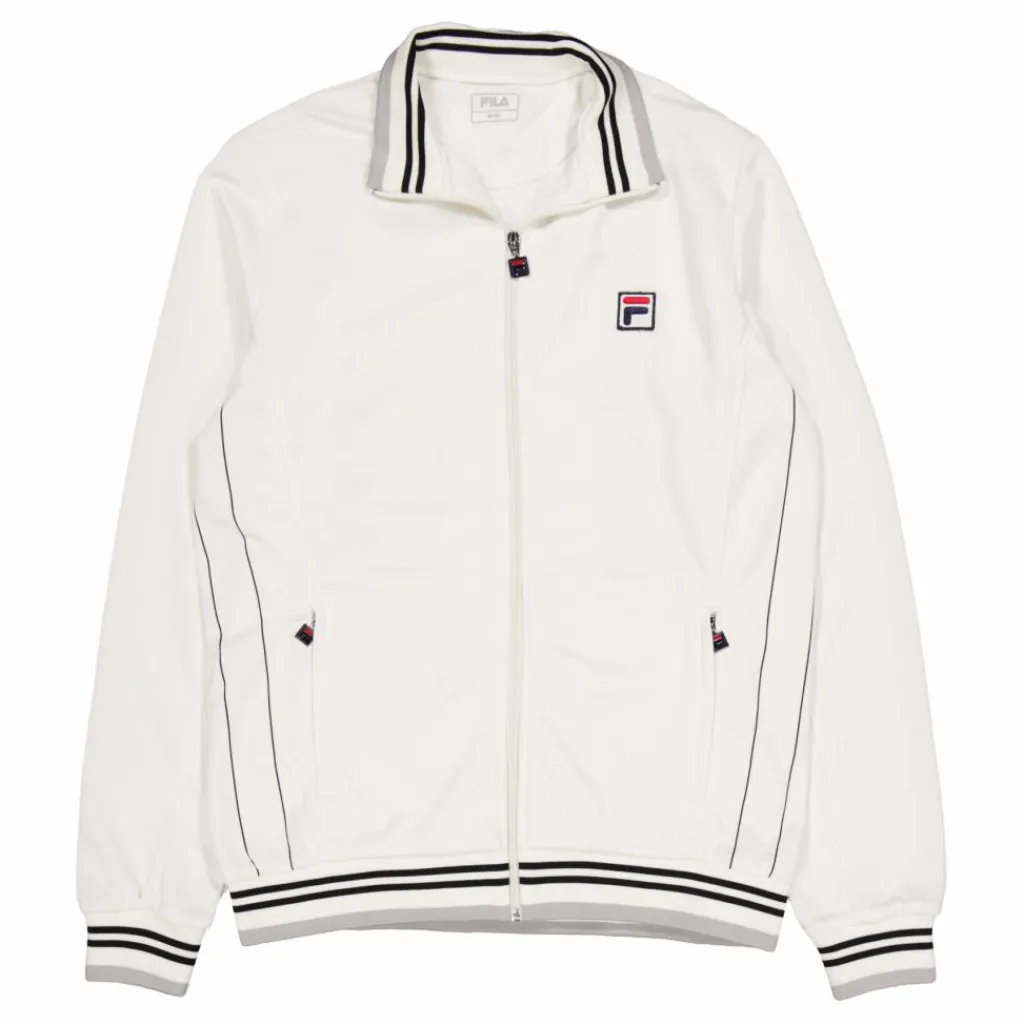 Fila Jacket Björn Whitealyssumstripes Vit Hot