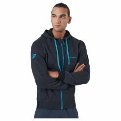 Babolat Jacket Exercise Hood Black Blå Sale