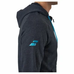 Babolat Jacket Exercise Hood Black Blå Sale