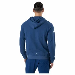 Babolat Jacket Exercise Hood Blue Blå New