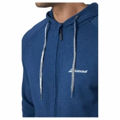 Babolat Jacket Exercise Hood Blue Blå New