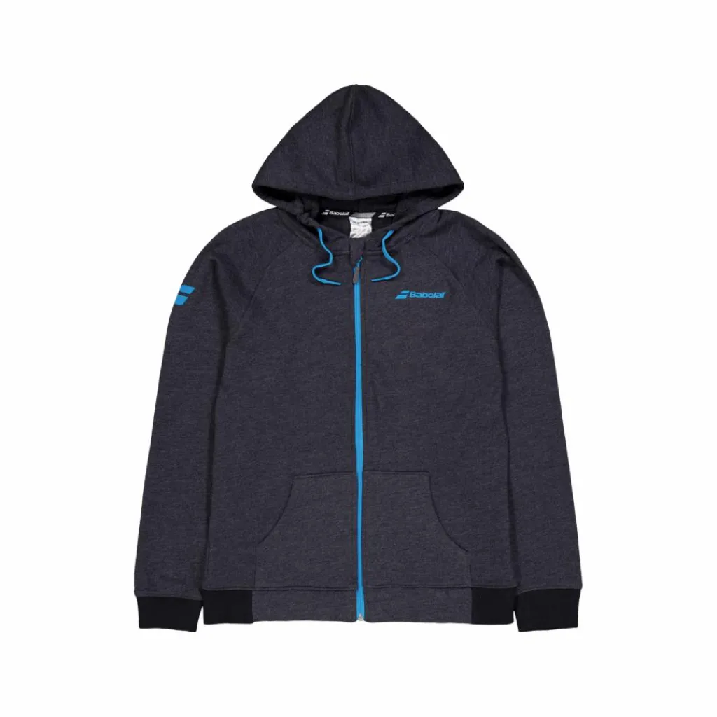 Babolat Jacket Exercise Hood Boy Black Svart Sale
