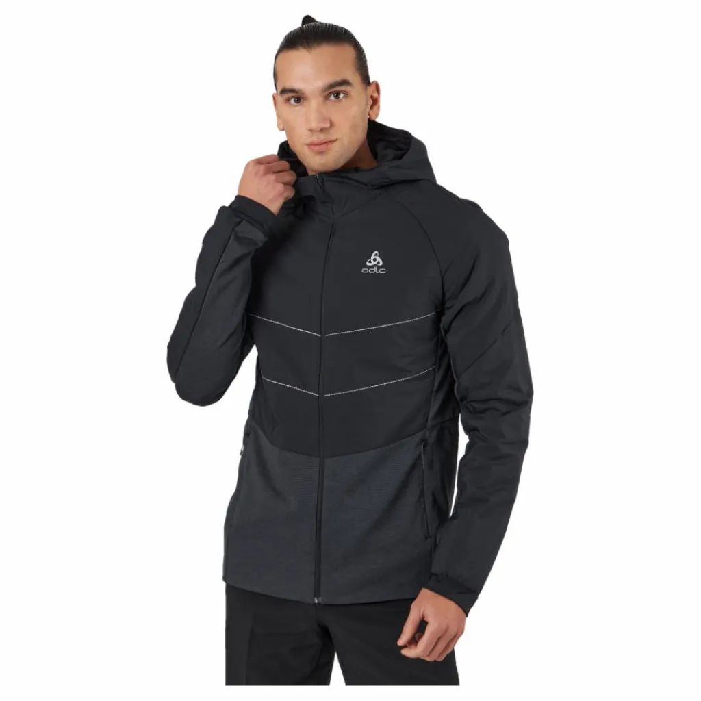 Odlo Jacket Run Easy S-thermic Black Svart New