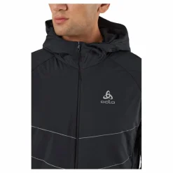 Odlo Jacket Run Easy S-thermic Black Svart New