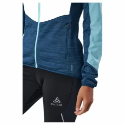 Jacket Run Easy Warm Hybrid Blue Wing Teal - Polynya*Odlo Online