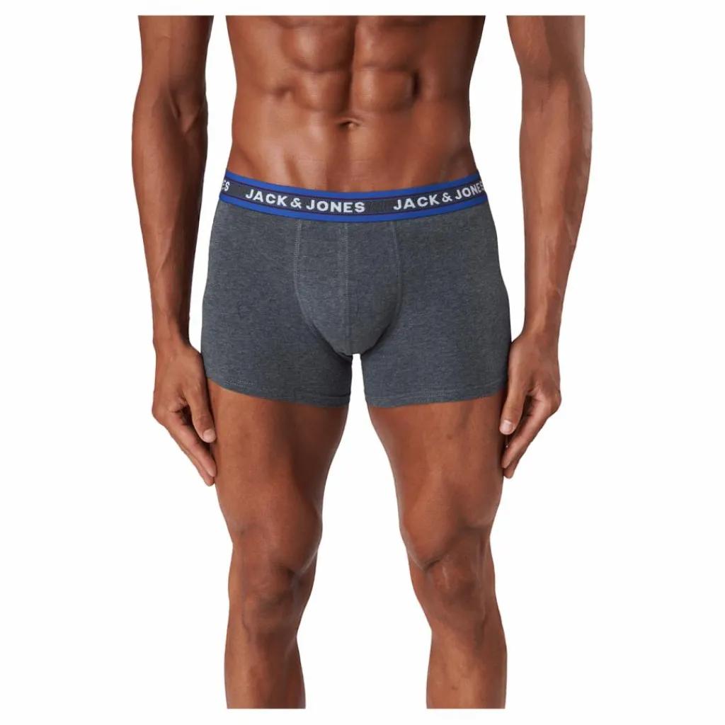 Jack & Jones Jacoliver Trunks 5 Pack Noos Dark Grey Melange Grå Online