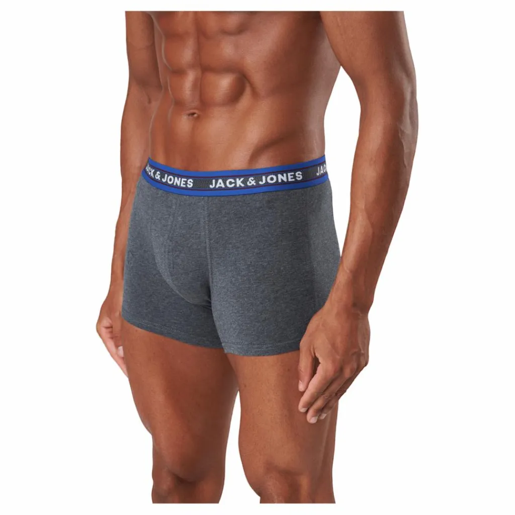 Jack & Jones Jacoliver Trunks 5 Pack Noos Dark Grey Melange Grå Online
