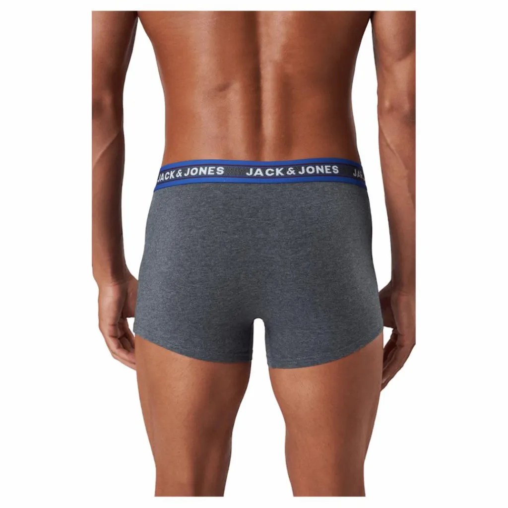 Jack & Jones Jacoliver Trunks 5 Pack Noos Dark Grey Melange Grå Online