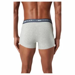 Jack & Jones Jacoliver Trunks 5 Pack Noos Dark Grey Melange Grå Online