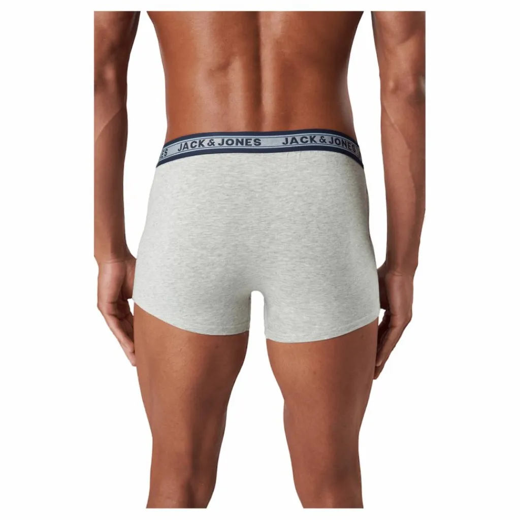 Jack & Jones Jacoliver Trunks 5 Pack Noos Dark Grey Melange Grå Online