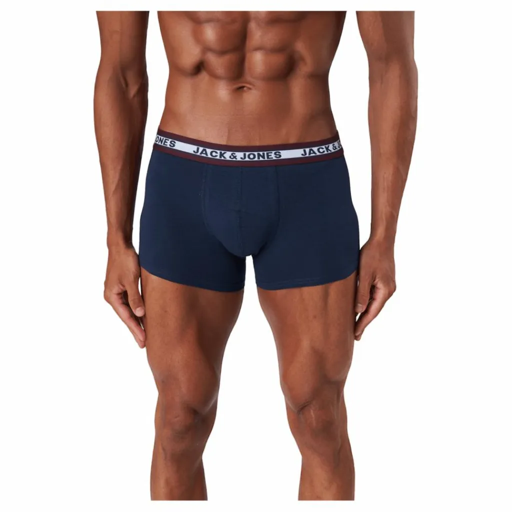 Jack & Jones Jacoliver Trunks 5 Pack Noos Dark Grey Melange Grå Online