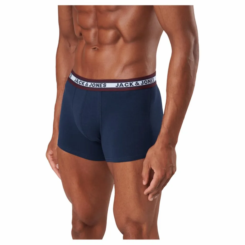 Jack & Jones Jacoliver Trunks 5 Pack Noos Dark Grey Melange Grå Online