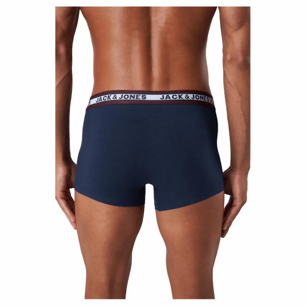 Jack & Jones Jacoliver Trunks 5 Pack Noos Dark Grey Melange Grå Online