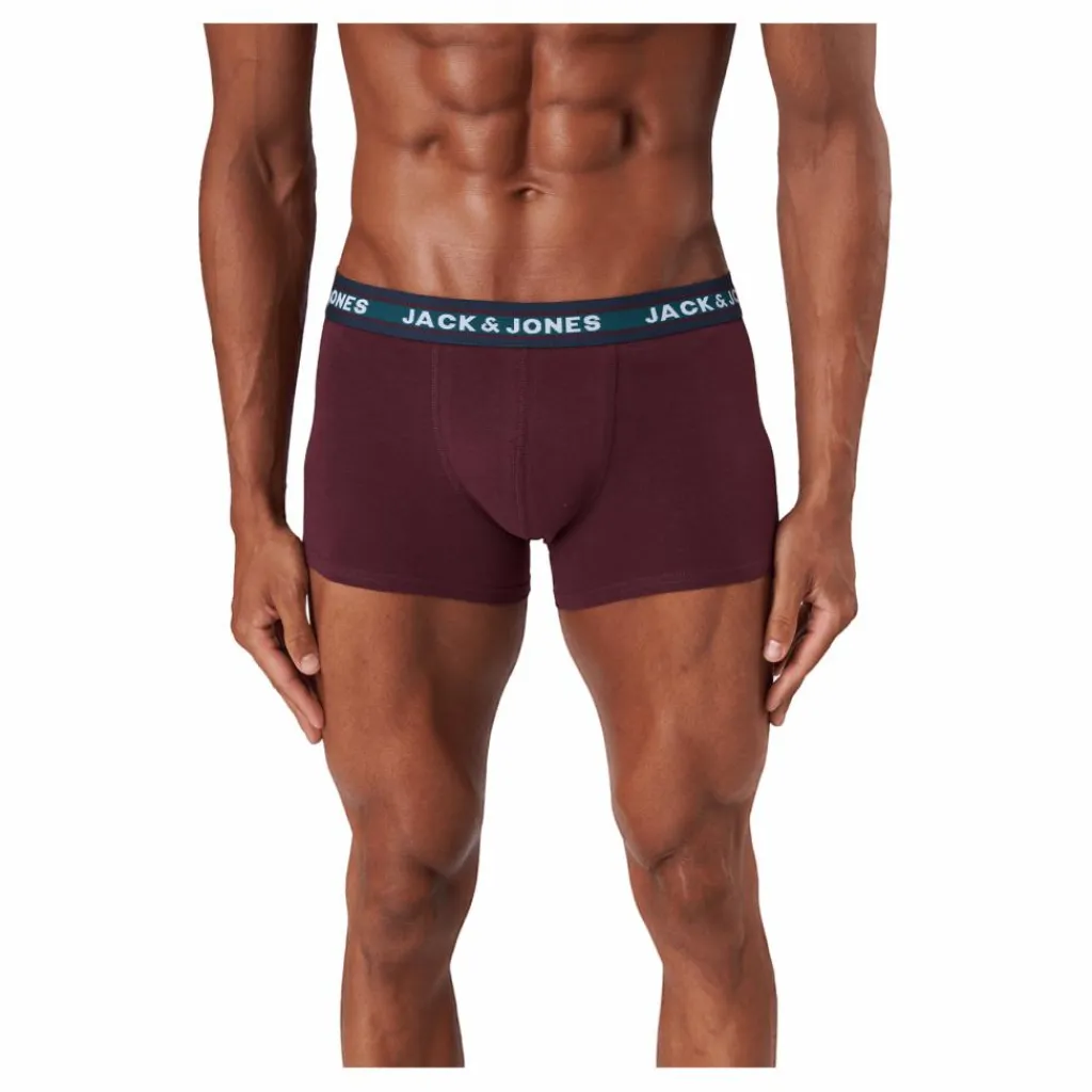 Jack & Jones Jacoliver Trunks 5 Pack Noos Dark Grey Melange Grå Online