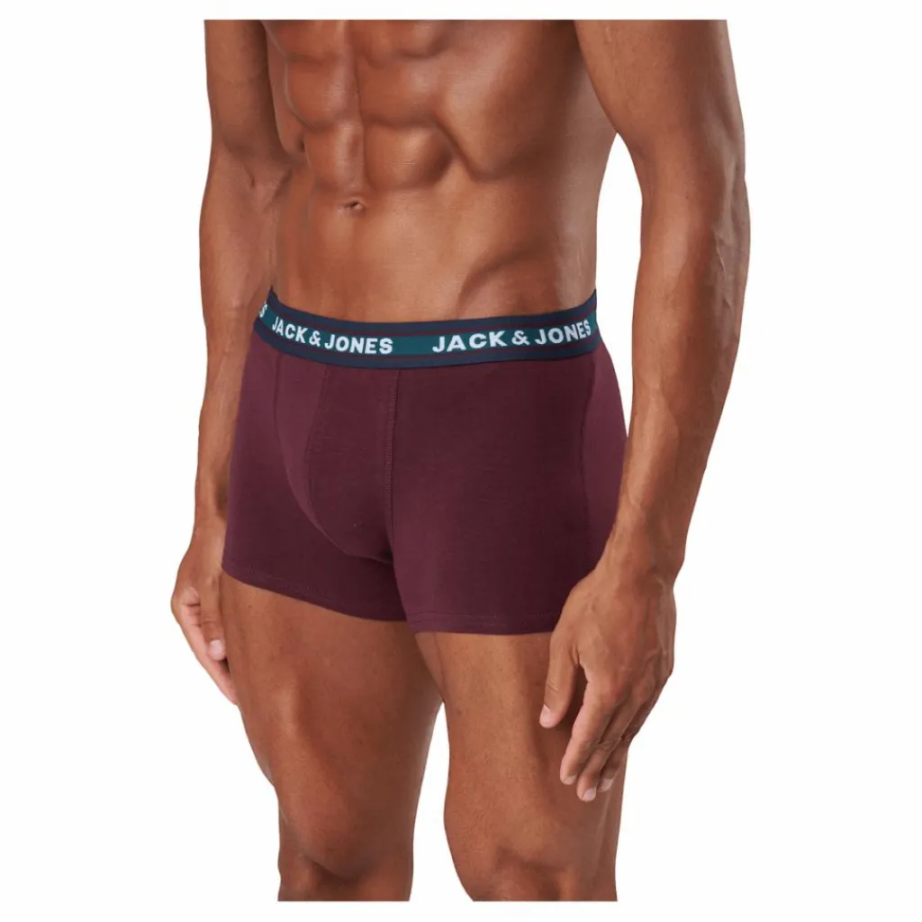 Jack & Jones Jacoliver Trunks 5 Pack Noos Dark Grey Melange Grå Online
