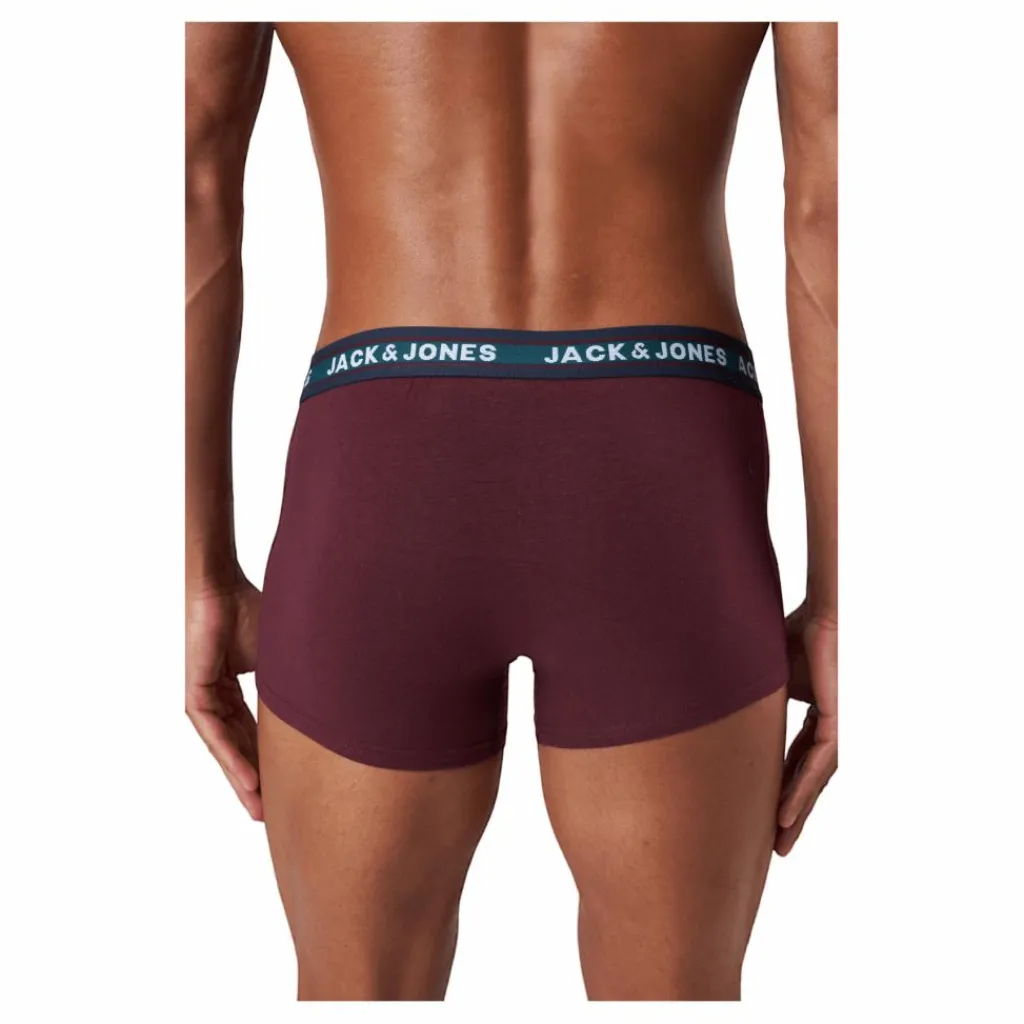 Jack & Jones Jacoliver Trunks 5 Pack Noos Dark Grey Melange Grå Online
