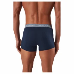Jack & Jones Jacserge Trunks 5-pack Navy Blazer Blå New