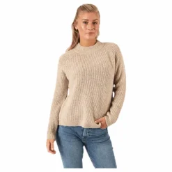 Only Jade L/S Pullover Knt Grey Grå Sale