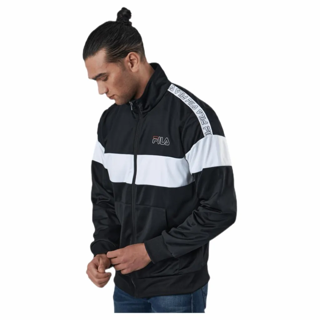Fila Jairus Taped Track Jacket Black Svart Hot