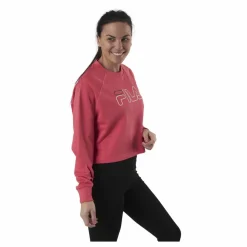 Jamina Cropped Crew Sweat Pink*Fila Best