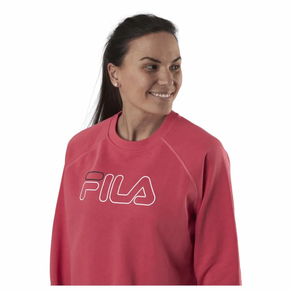 Jamina Cropped Crew Sweat Pink*Fila Best