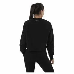 Jamina Cropped Crew Sweat Black*Fila Clearance