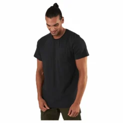 FRONTIER Jax Loose Tee Black Svart Sale