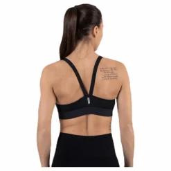 Only Play Jayda Metallic Sports Bra Black Svart New