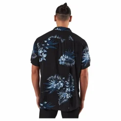 Jack & Jones Jcoreggie Staycay Aop Resort S Asphalt Svart Clearance