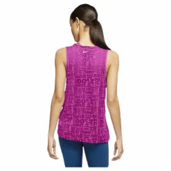 Nike JDI Burnout Tank Pink/White Lila New