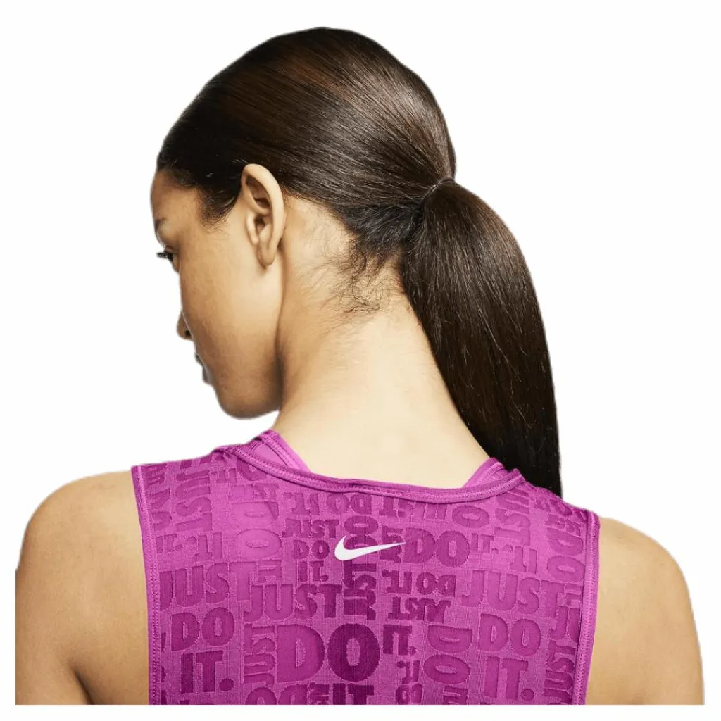 Nike JDI Burnout Tank Pink/White Lila New